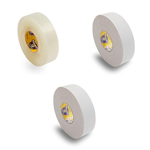 Howies Hockey Stick Tape Premium Cloth White (2) / Clear Shin 3-Pack