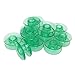 YEQIN 4123078-G Clear Green Plastic Bobbins Will FIT, Husqvarna Viking ect Sewing Machines (25pcs/Box)