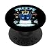 Congelare la polizia pupazzo di neve esilarante ufficiale di polizia di Natale PopSockets PopGrip Intercambiabile