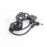Geeignet für Power-SlimHD DP6-SDI DP6-SLR Feldmonitore, Paralinx Ace, LCD-Monitore, LED-Beleuchtungsgeräte (DC betrieben), BlackMagic Kameras, Produktionsanlagen, DSLR-Kit oder andere mit DC 12 V 5,5 x 2,5 mm Geräten. Es ist kompatibel mit verschiedenen Geräten mit einem passenden 2,5-mm-Stromanschluss.