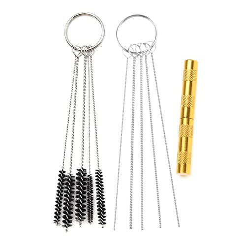 Needle Brush Brush Attachment Set Stainless For Teensy Tiny Tubes Airbrushes Equipment Nozzles