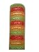 TMI Gifts Designer Netting, 10-Inch by 10-Yard, Glitz Stripe with Red and Gold Metallic