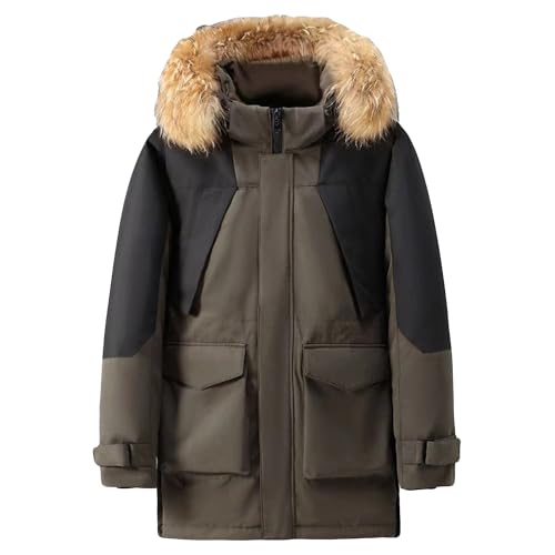 Veste d'hiver imperméable DGKaxiyaHM veste matelassée et coupe-vent