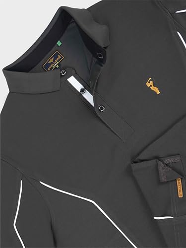 Image of STELLERS Men's Polo T-Shirt | Feather Touch Feel | Odour Resistant | Wrinkle Free | Quick Dry | Stretchable | Lightweight | Anti-Static | UV Resistance | Anti-Microbial