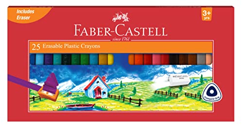 Faber Castell Erasable Crayons - 25 Shades
