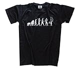 100% algodón. Shirtzshop – Camiseta Plata Edition Destilación Negro Grabadora Alcohol Evolution Negro Negro Talla:XXL