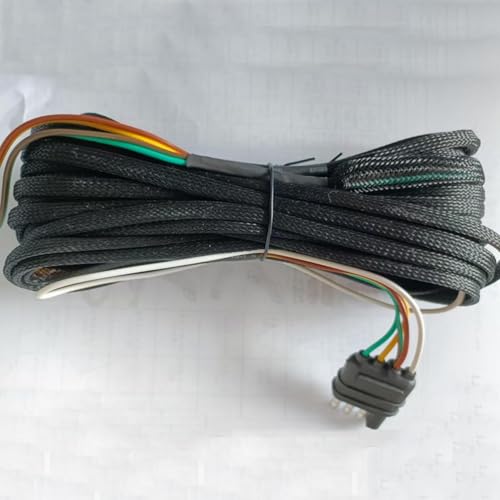 Extensión de cableado del remolque con manga de nylon resistente al desgaste 6