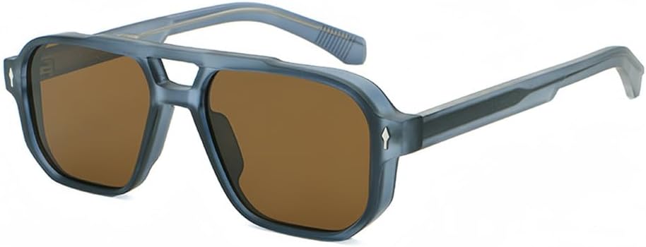 Vintage Punk Sunglasses Men Flat Top Double Bridges Sun Glasses Women Travel Party Festival Eyeglasses