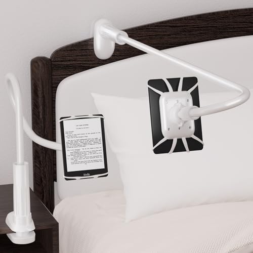 Gooseneck Kindle Holder for Reading in Bed - [Anti-Slip] Phone