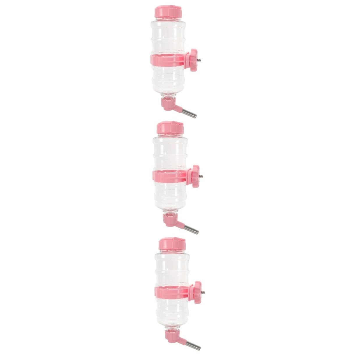 SUPVOX 3juegos Dispensador Automático De Agua para Bebedero para Hámster y Conejos Diseño Antivuelco Material Seguro Olores para Mantener Mascota Hidratada y