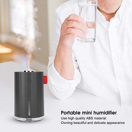 Humidificador USB Cocoarm de 280 ml con carga tipo C gris 5