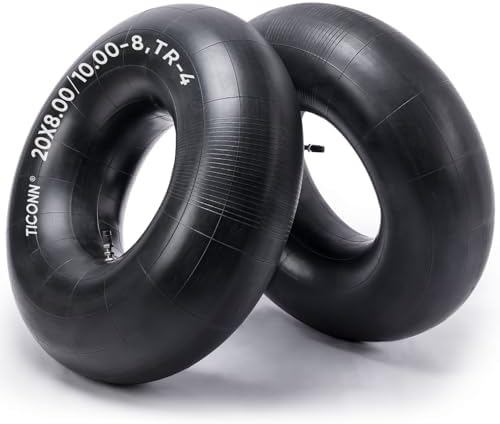 TICONN 20x8.00-8, 20x10.00-8 Inner Tube, 2 Pack Inner Tire Tube f...