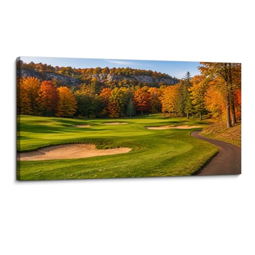 Fall Golf Muskoka Canvas Wall Art 20x40