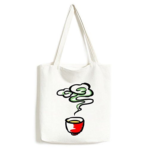 Sac fourre-tout en toile avec illustration de culture traditionnelle chinoise