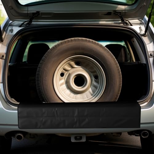 Image of Tinideya Large Rear Bumper Protector for Cars 36 x 25 Inch Bumper Guard Foldable Protective Mat Dog Blanket Cargo Liner Preventing Scratches While Unloading and Loading for SUV Van Truck Vehicle
