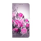 Handyhülle für Samsung Galaxy S7 Hülle - PU Leder Klapphülle mit Mustermotiv, 2 Kartenfächern +...