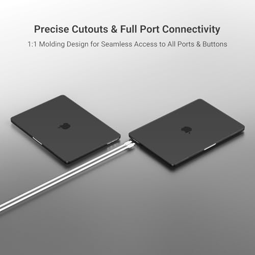 Image of MOSISO Compatible with MacBook Pro 13 inch Case M2 2025, 2024, 2023, 2022-2016 A2338 M1 A2251 A2289 A2159 A1989 A1708 A1706, Plastic Hard Shell&Keyboard Cover&Screen Film&Storage Bag, Black