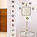 Stickers muraux Poupée drôle de bande dessinée Film Héros Déco maison Décalage hauteur de la salle des enfants Diagramme de croissance