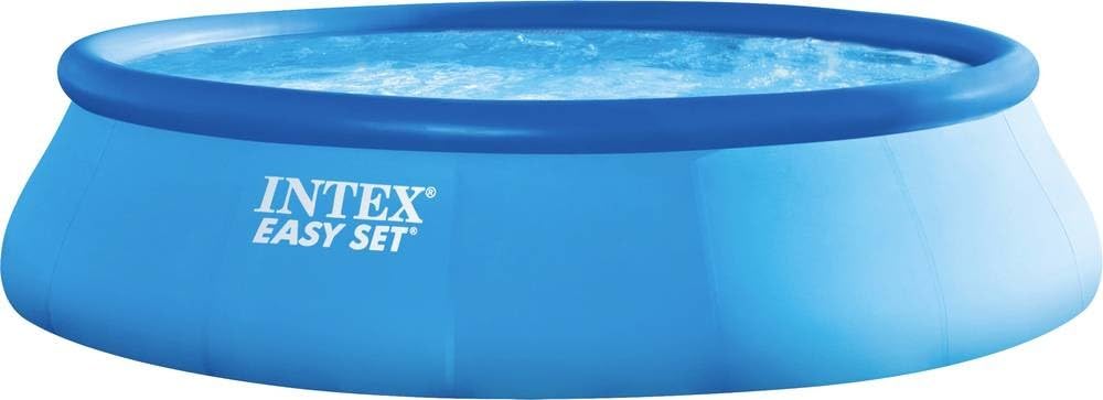 Intex Easy Set Pool Set, blau, 366 x 366 x 76 cm, 5,62 L, 28132GN