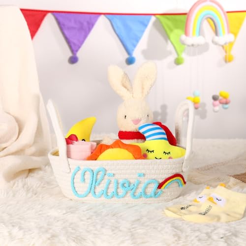 Panier de rangement personnalisé en coton pour stopper le désordre