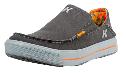 Korkers Men's Fish Moc Brook Trout w/Fixed Kling-On Deck Soles