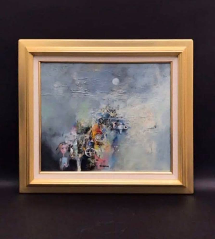 Amazon.co.jp: 田川幸義 1997年作 油彩 油絵 絵画 原画 肉筆