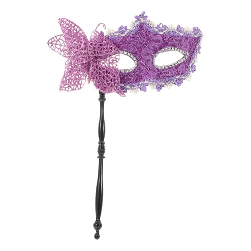 Masque de bal masqué violet pour votre prochaine soirée d'Halloween