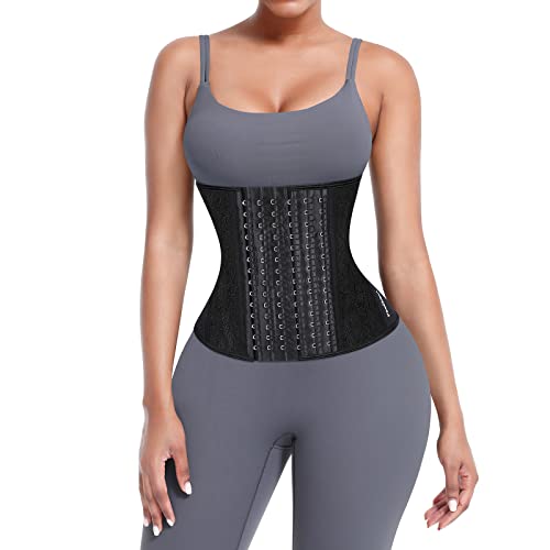 Latex Waist Trainer Corset Shapewear for Women Short Torso Tummy Control Breathable Hourglass Waist Cincher Girdle