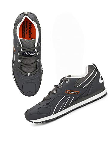 Image of Hirolas Men's Multi Sport Shock Absorbing Walking Running Fitness Athletic Training Gym Sneaker Shoes