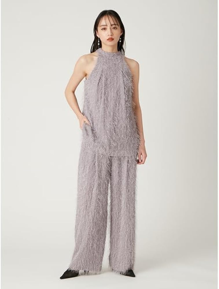 Amazon.co.jp: フリンジジャガードホルタートップス FWFB252116GRYF