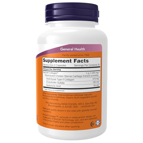 Now Foods 30733739030086 Supplements, Biocell Collagen® Hydrolyzed Type Ii thumb #1