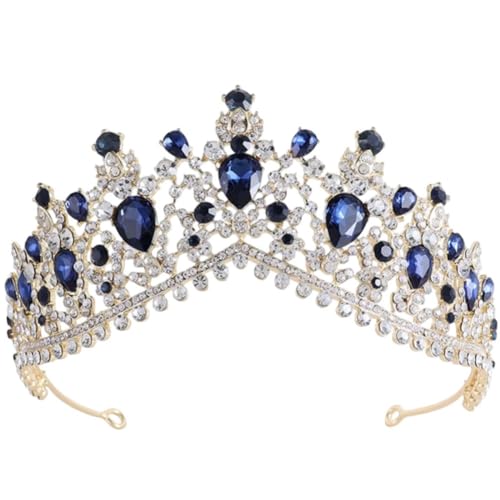 Vintage Rhinestones Crown, Bridal Wedding Hair Accessory, Elegant Queen Crowns,