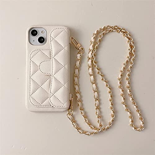 Housse en cuir luxe pour iPhone 14 Plus étui géométrique chic BSAPP