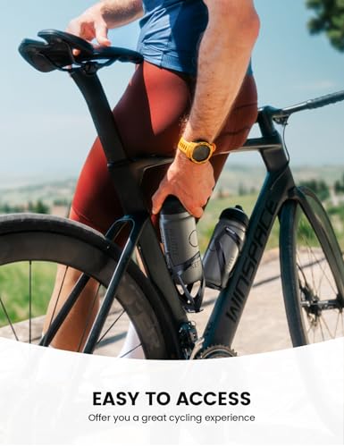 image for Lamicall Bike Water Bottle Holder - 1.2 Oz Ultralight & Sturdy Bike Cu