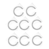 TOGEVAL 8個ギターサウンドホールデカール ロゼット インレイステッカー 音孔リング 装飾 フラワーデザイン 薄型耐久素材