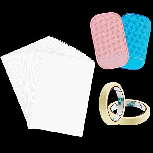 Mukum 124Pcs Diamond Painting Release Paper Anti-Slip Tools Sticky Mat Diamond Painting Supplies Double-Sided Release Paper Non-Stick Cover Replacement Diamond Painting Accessories