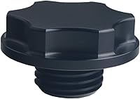 Vista 4 de DEWHEL Tapa de Relleno de Aceite de Aluminio Billet para Ford Powerstroke Diesel 6.0L 7.3L 6.4L (Negro) 1999-2010