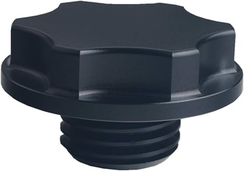 Miniatura 4 de DEWHEL Tapa de Relleno de Aceite de Aluminio Billet para Ford Powerstroke Diesel 6.0L 7.3L 6.4L (Negro) 1999-2010