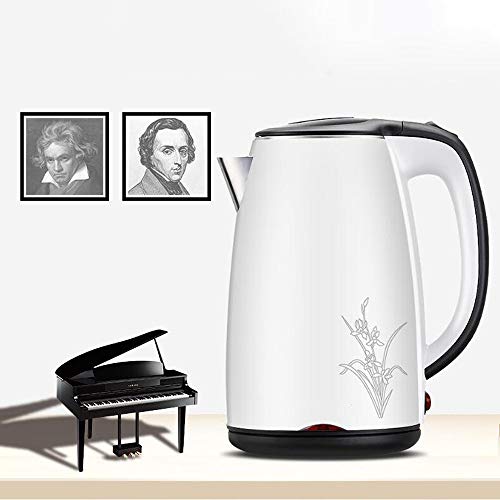Hervidor eléctrico de acero inoxidable 1.7L 1830W blanco miniatura 3