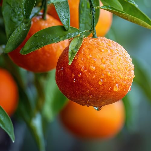 Honey Tangerine (Murcott Mandarin) Tree - 2-5 Inch Tall Live Plant - Potted Indoor/Outdoor Orange Tangor Fruit Seedling - Citrus reticulata Murcott
