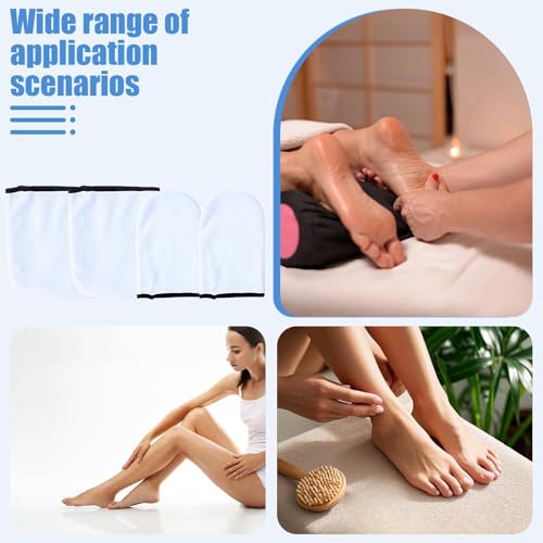 Rękawice parafinowe, buty do pielęgnacji stóp rąk, zestaw do kąpieli z woskiem parafinowym z funkcją wielokrotnego użytku, miękkie rękawice spa z wygodnym stylem, akcesoria kosmetyczne artykuły dla