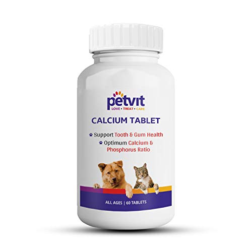 Petvit Calcium Tablet with Calcium, Phosphorus, Vitamin D3 & Vitamin