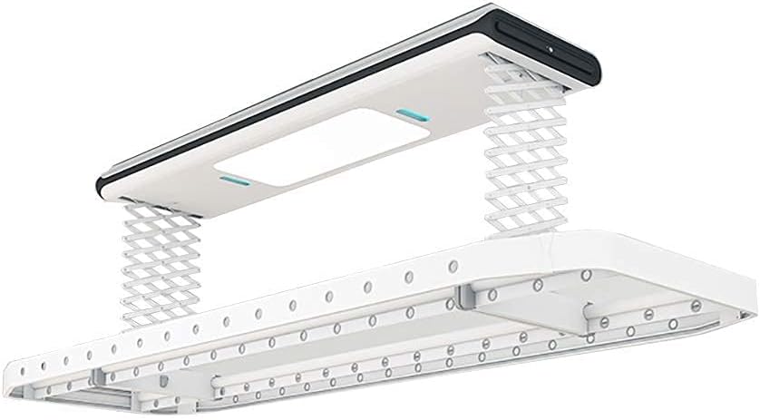 Clothes Rail Rack s,Remote Telescopic Cool Drying Rack,Drying and Drying Balcony Automatic Lifting Rack,with Led Lighting Control Aluminum Alloy Hanger
