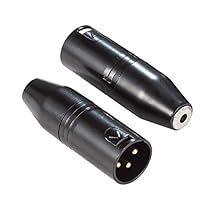 This XLR to 1/8" connector is used to connect your standard 3.5mm TRS (3-pole) microphone to a standard XLR jack on your camcorder, recorder, mixer, etc.Also used to connect 3.5mm audio output to a powered speaker or mixer. Solid metal construction. ...