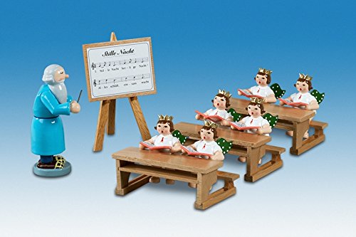 Ange de Noël en bois de 6 cm cadeau traditionnel pour collectionneur