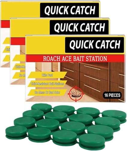 48 Pcs Piège à Cafard, Produit Anti Cafard Blatte, Plus Efficace ...