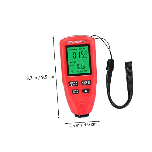 Medidor de espesor de recubrimiento digital con resolución ultra precisa de 1um para uso automotriz, detección automática de sustrato para recubrimientos no magnéticos miniatura 2
