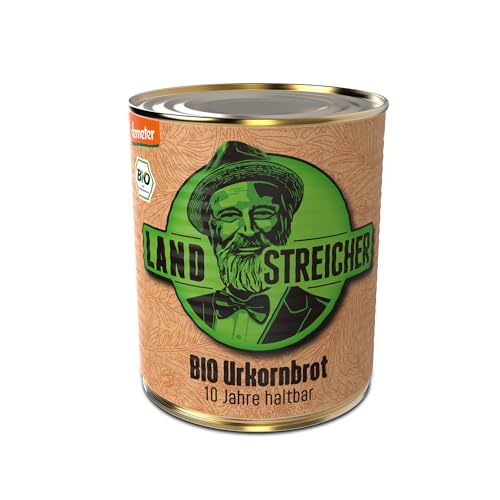 LANDSTREICHER Demeter Bio Dosenbrot, 10 Jahre haltbar (1, Urkorn)