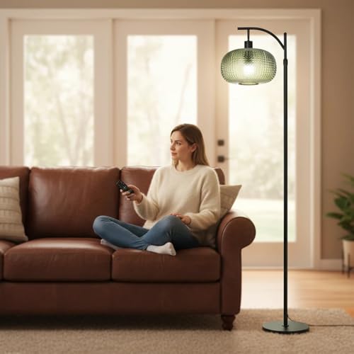 Image of Floor Lamp for Living Room,Bedroom,Modern Standing Lamp with Remote Control