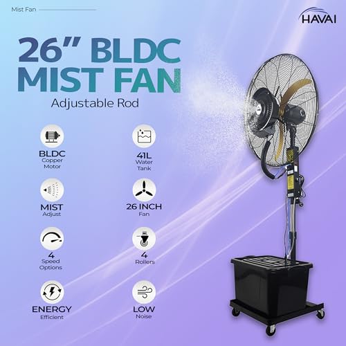 HAVAI 26 inch BLDC Mist Fan - Image 2 of 5